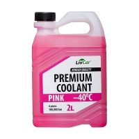 LIVCAR Premium Coolant Pink (Розовый) -40°С, 2л LCA40002P